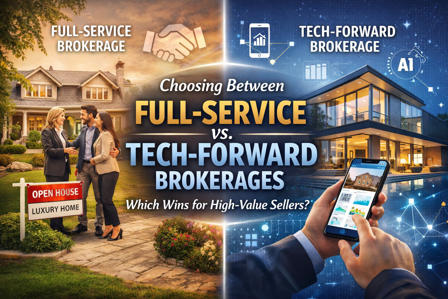 Choosing Between Full-Service vs. Tech-Forward Brokerages: Which Wins for High-Value Sellers